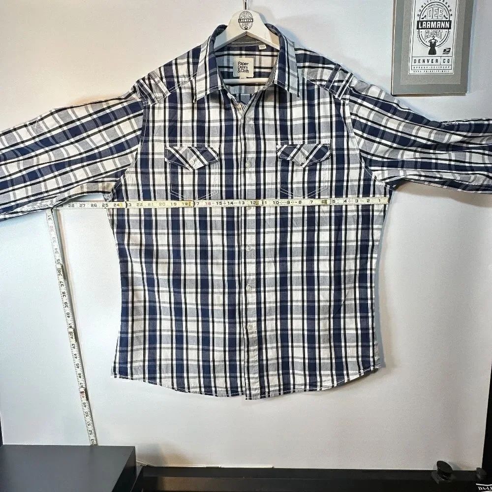 Paper Denim & Cloth Mens Button-Down Shirt